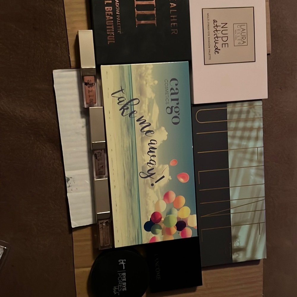Cargo Laura Gellar Zoeva Lancôme Stila eye shadow IT blush